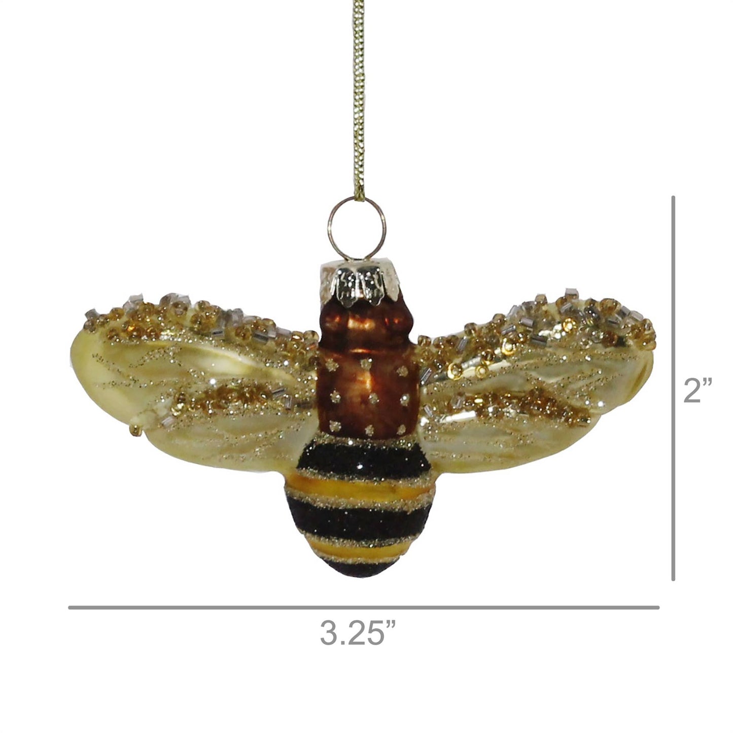 Glass Bee Orn