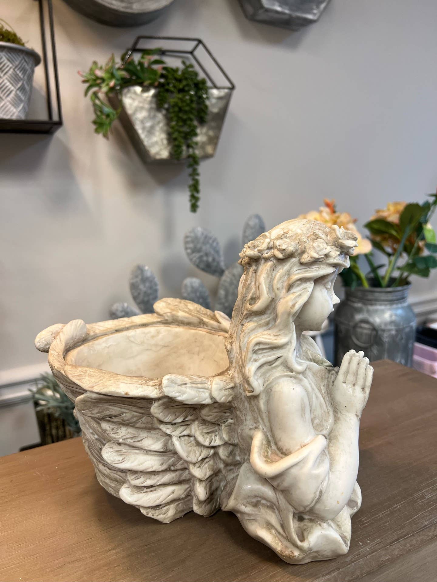 Angel Girl Planter / Pot, 8"
