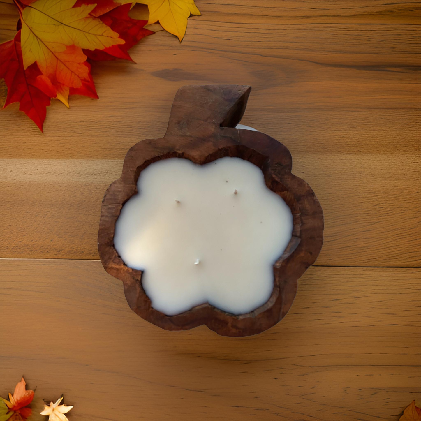 Pumpkin Dough Bowl Candle