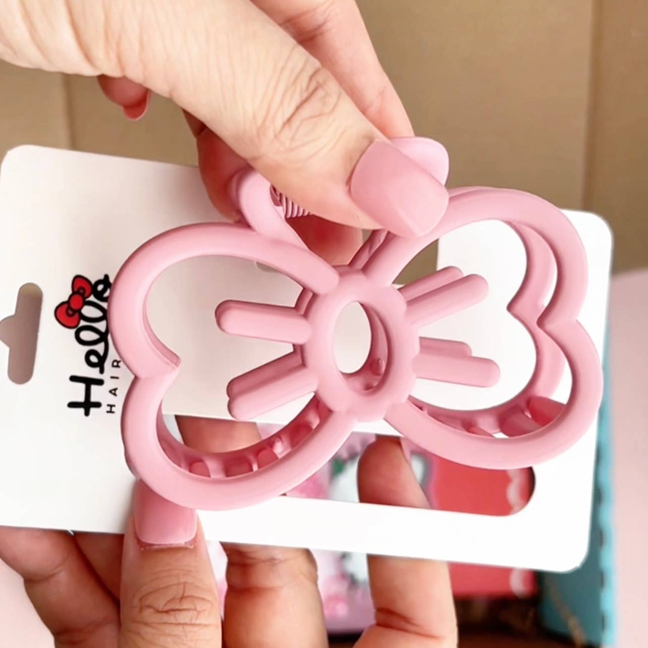 Hello Hair Claw Bow Clip | Novelty Gift | Hair Accessory