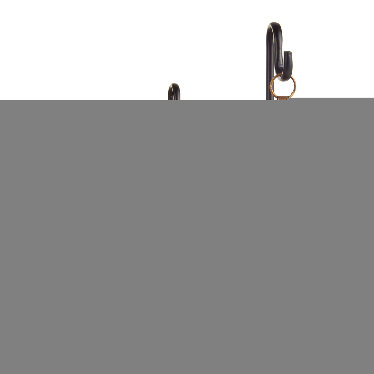 Antique Gold Bell on Black Iron Stand