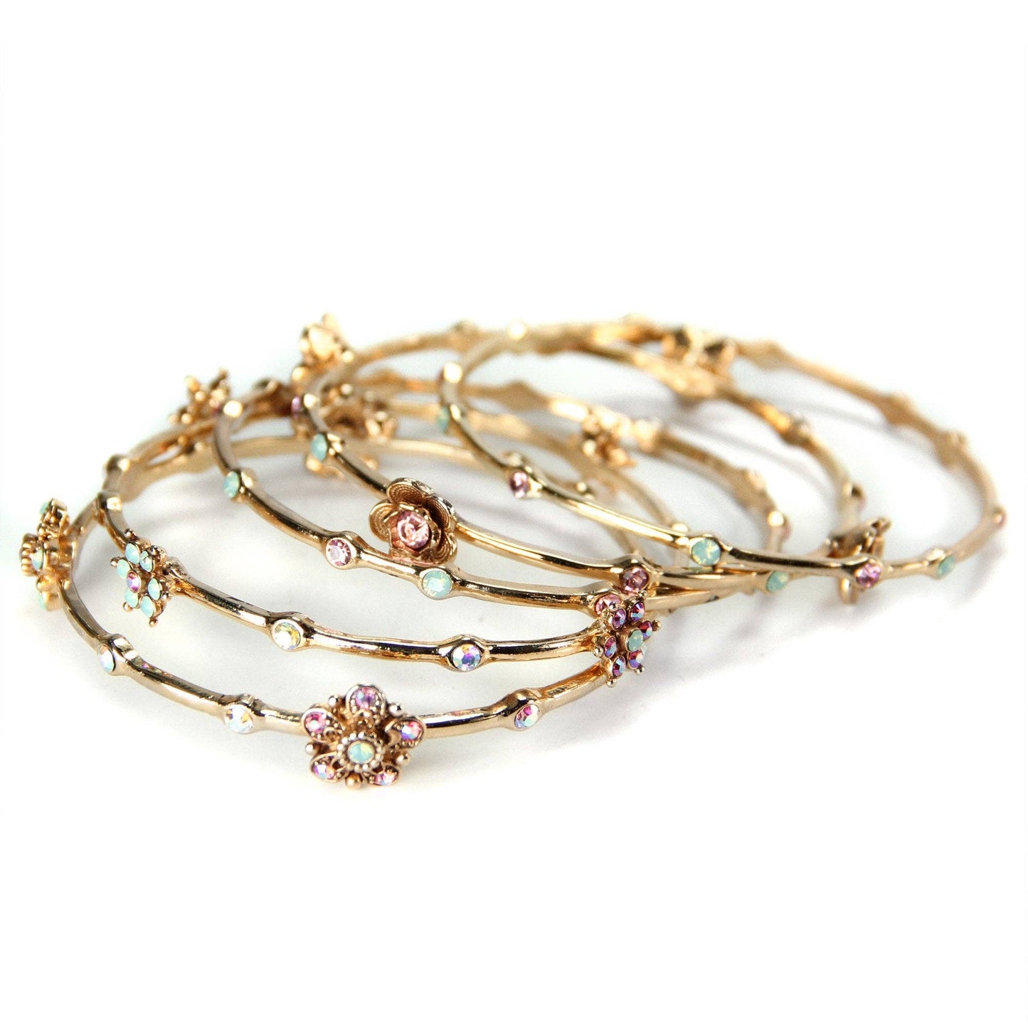 Joyería Sweet Romance - Juego de 5 pulseras retro BR720