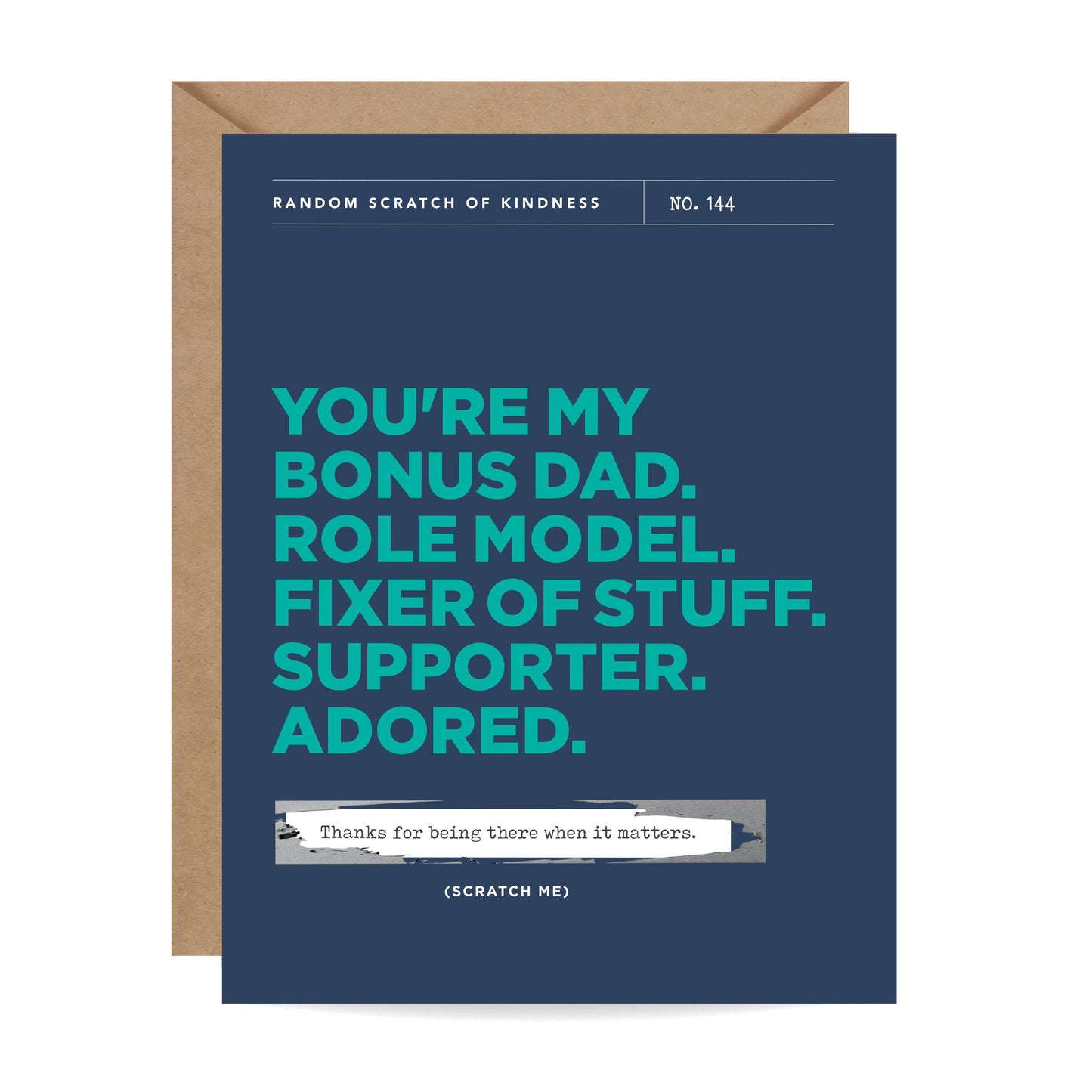 Scratch-off Card - Bonus Dad - Father's Day/Thank You