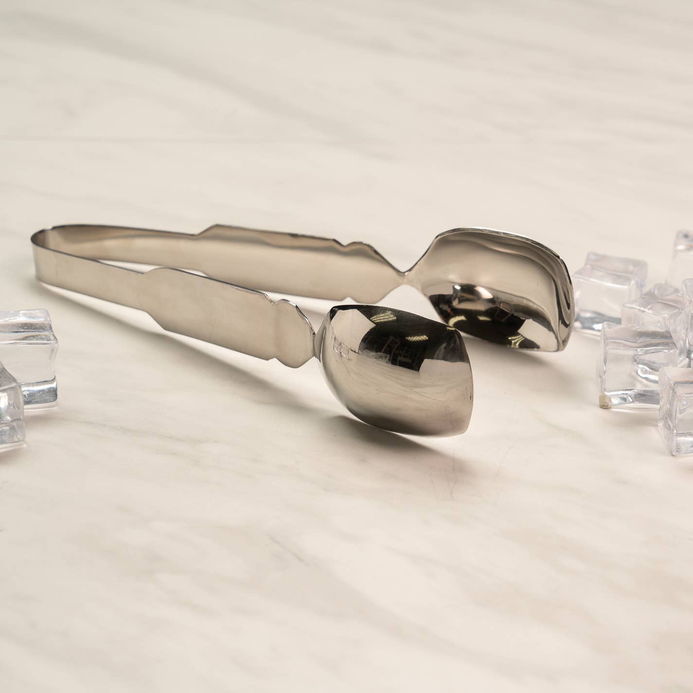 Sleek & Polished Ice Tongs