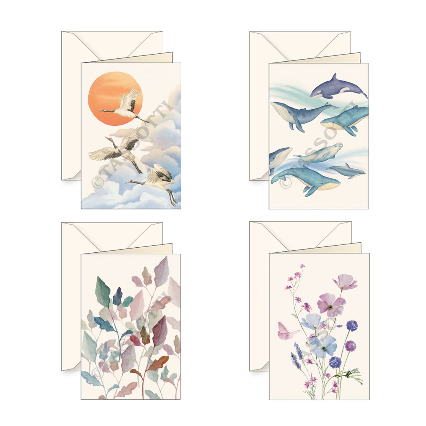 Italian 4X6" Note Card Set Assortment