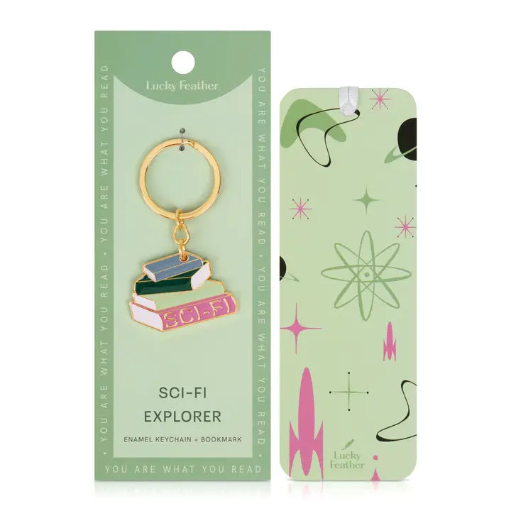 Book Lover Keychain - Science Fiction