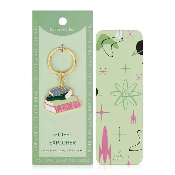 Book Lover Keychain - Science Fiction