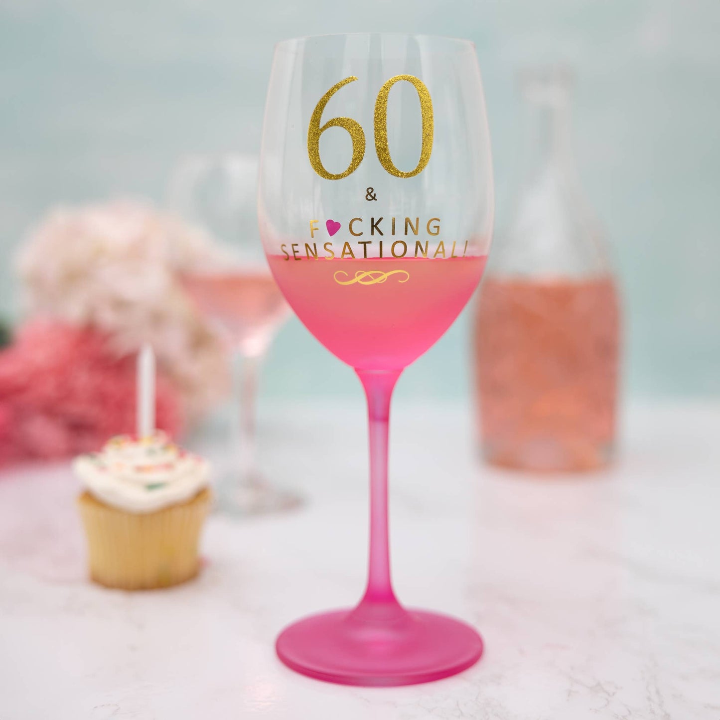 60 - Gift Boxed 19 oz Crystal Wine Glass