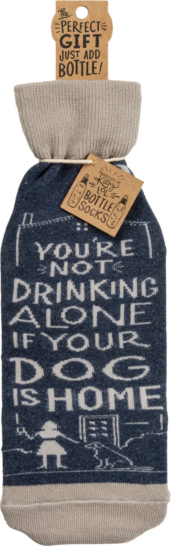 Not Drinking Alone Bottle Sock