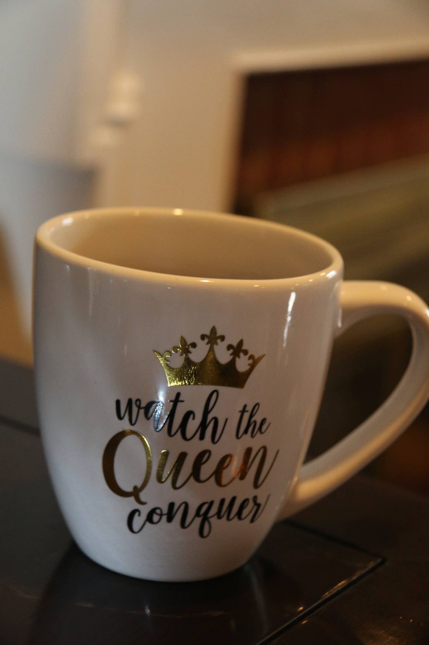Mug & Wine Glass Set Mom/Queen