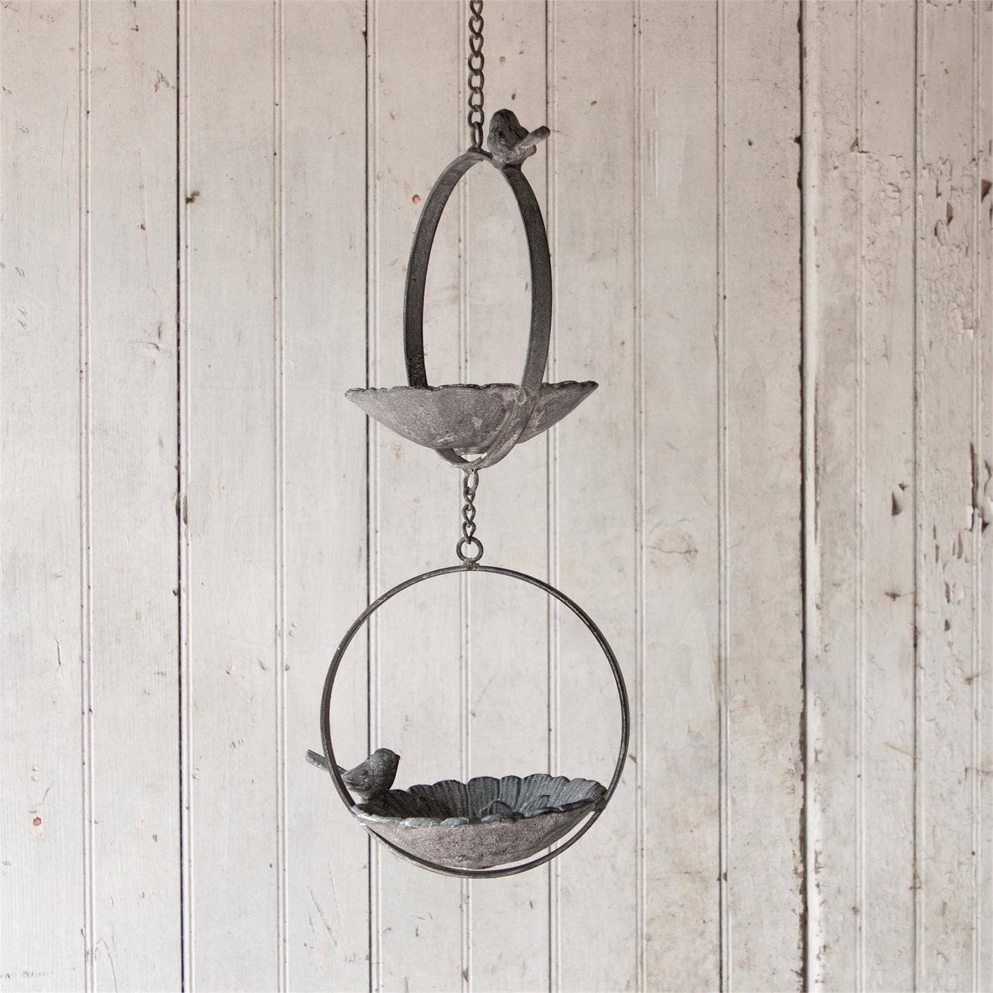 Two-Tiered Hanging Bird Feeder