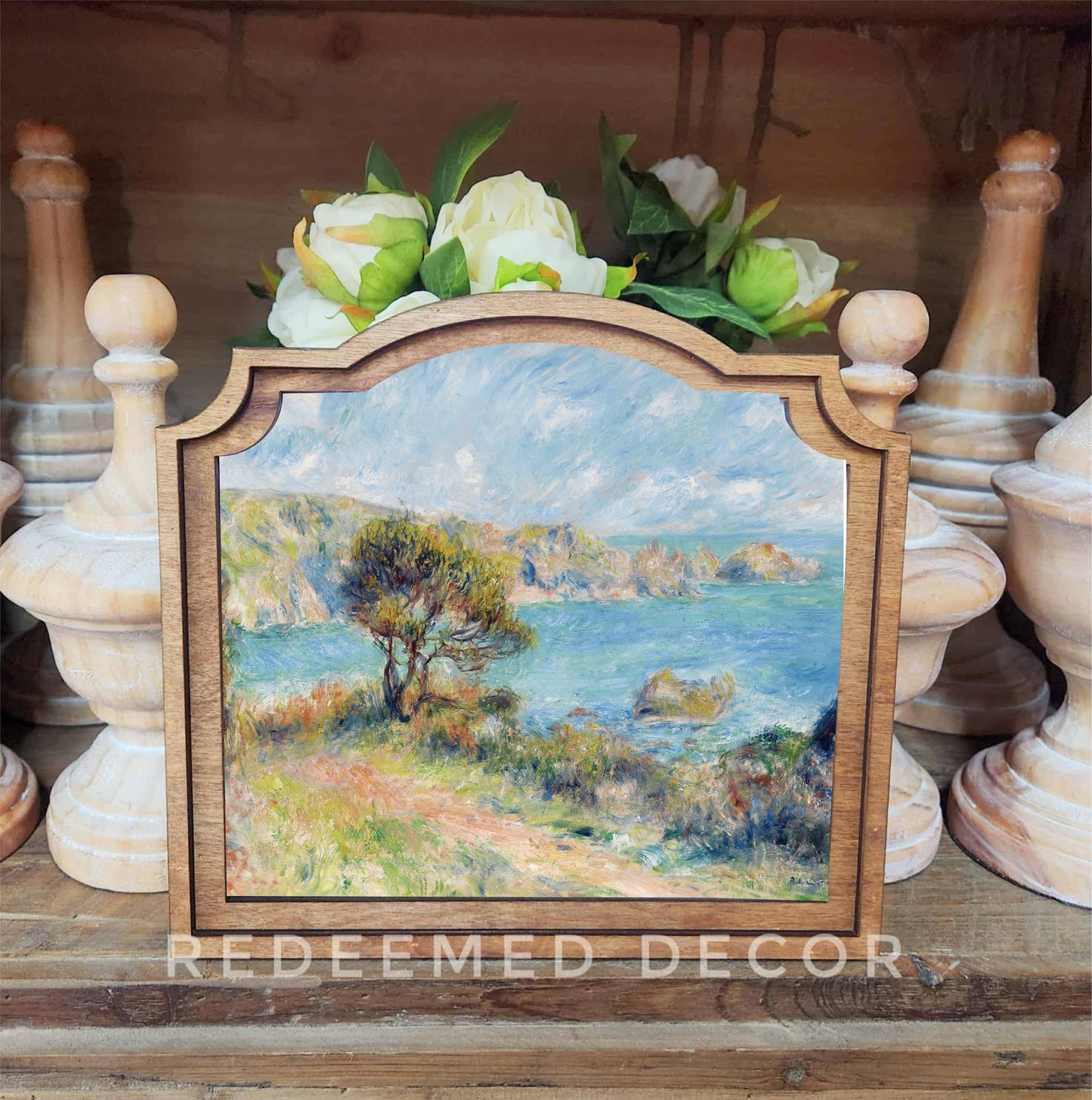 Provincial French Coastline Framed Art