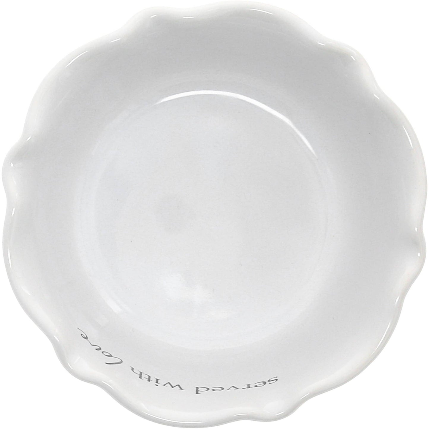 Love - 4.5" Ceramic Bowl with Bamboo Spoon