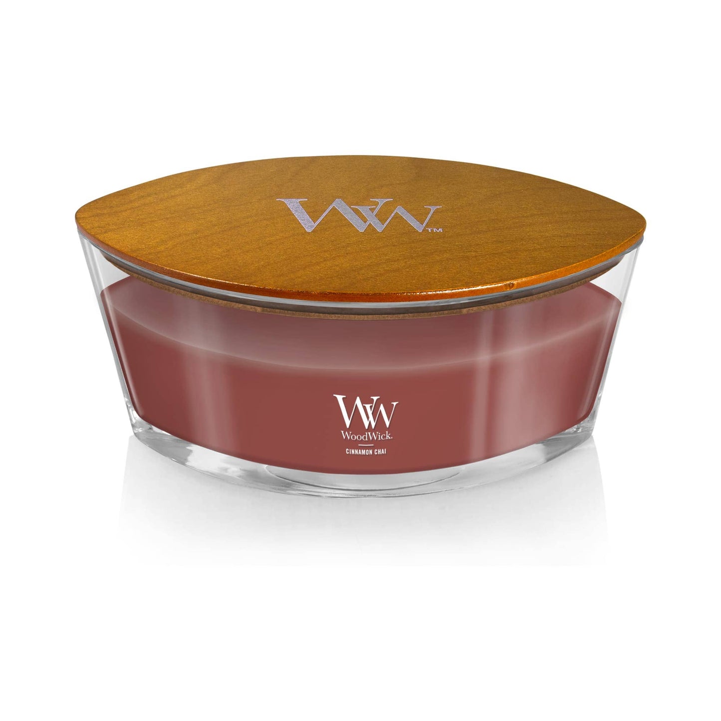 Cinnamon Chai Scented Ellipse Candle, 16 oz