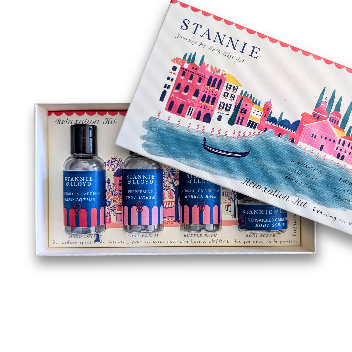 Bath Gift Set - Venice Relaxation Kit | 4 Items + Playlist