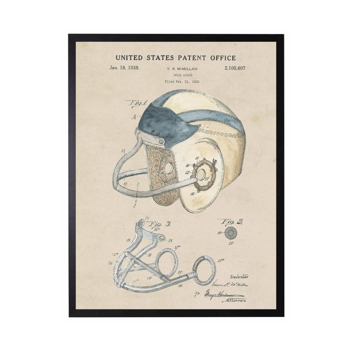 Football Helmet Patent