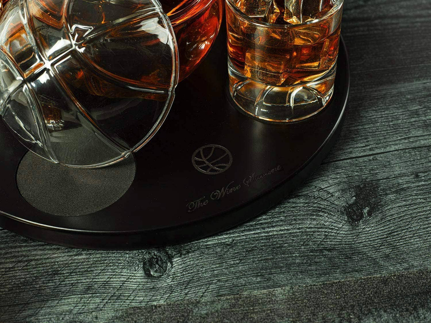Basketball Decanter Set, Whiskey Scotch or Bourbon Decanter