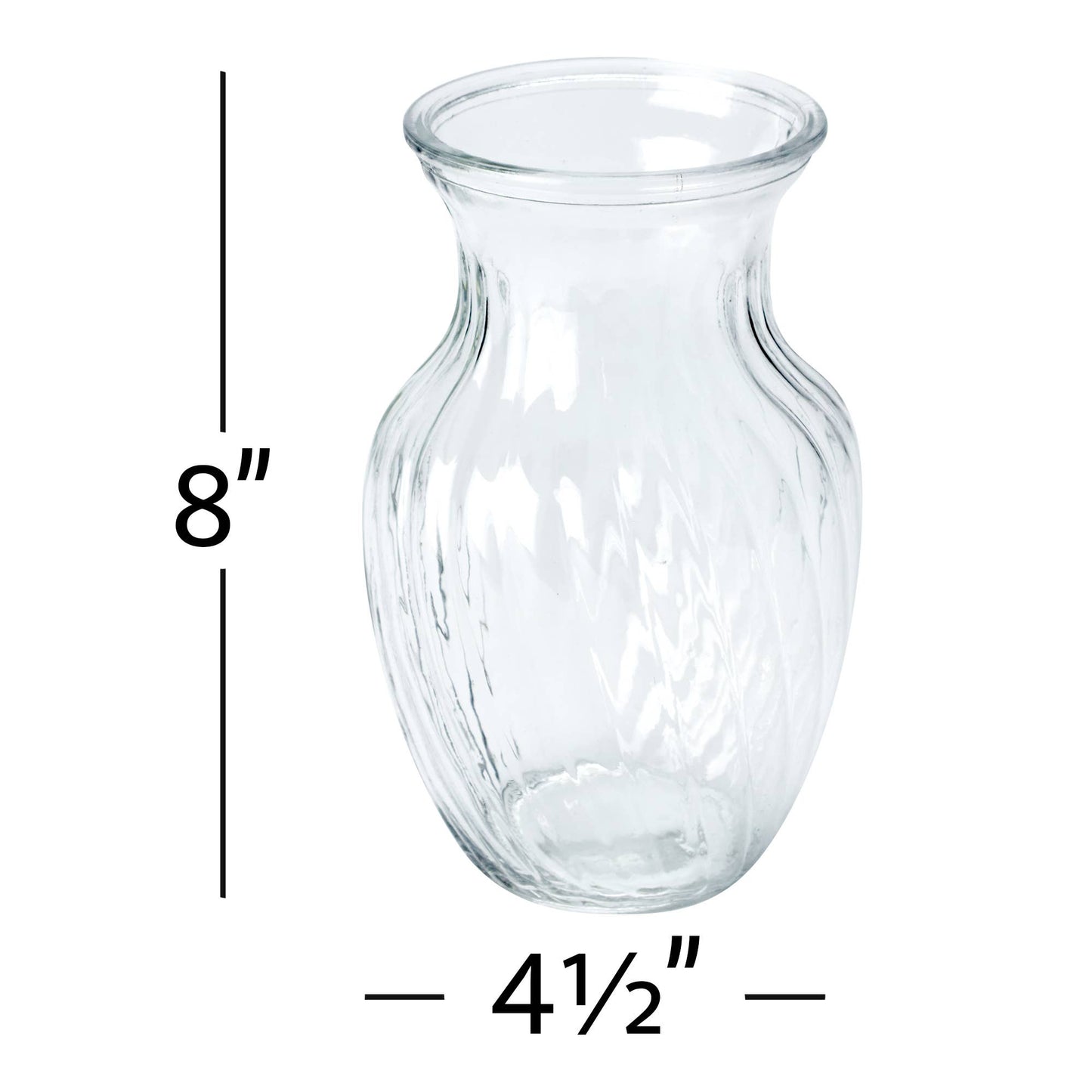 Economy Floral Vase 8"