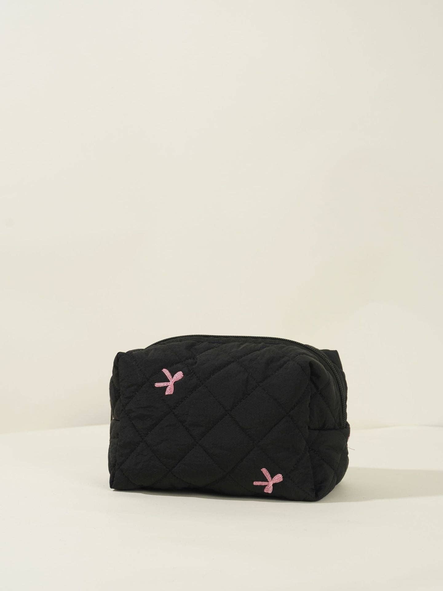 Bows Print Large Capacity Cosmetic Bag