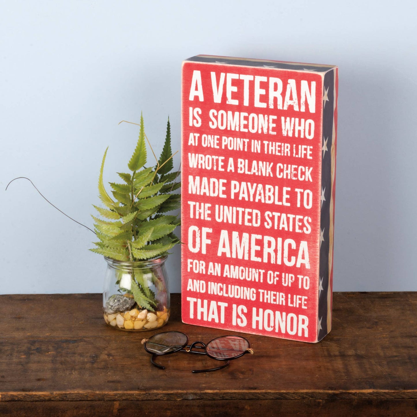 Veteran Box Sign
