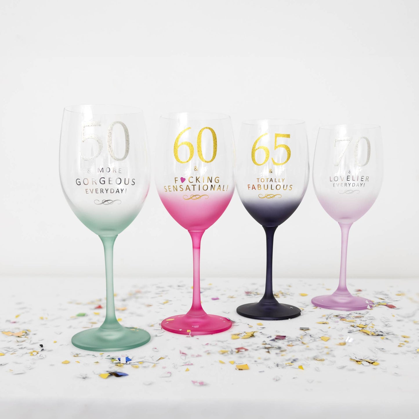 60 - Gift Boxed 19 oz Crystal Wine Glass