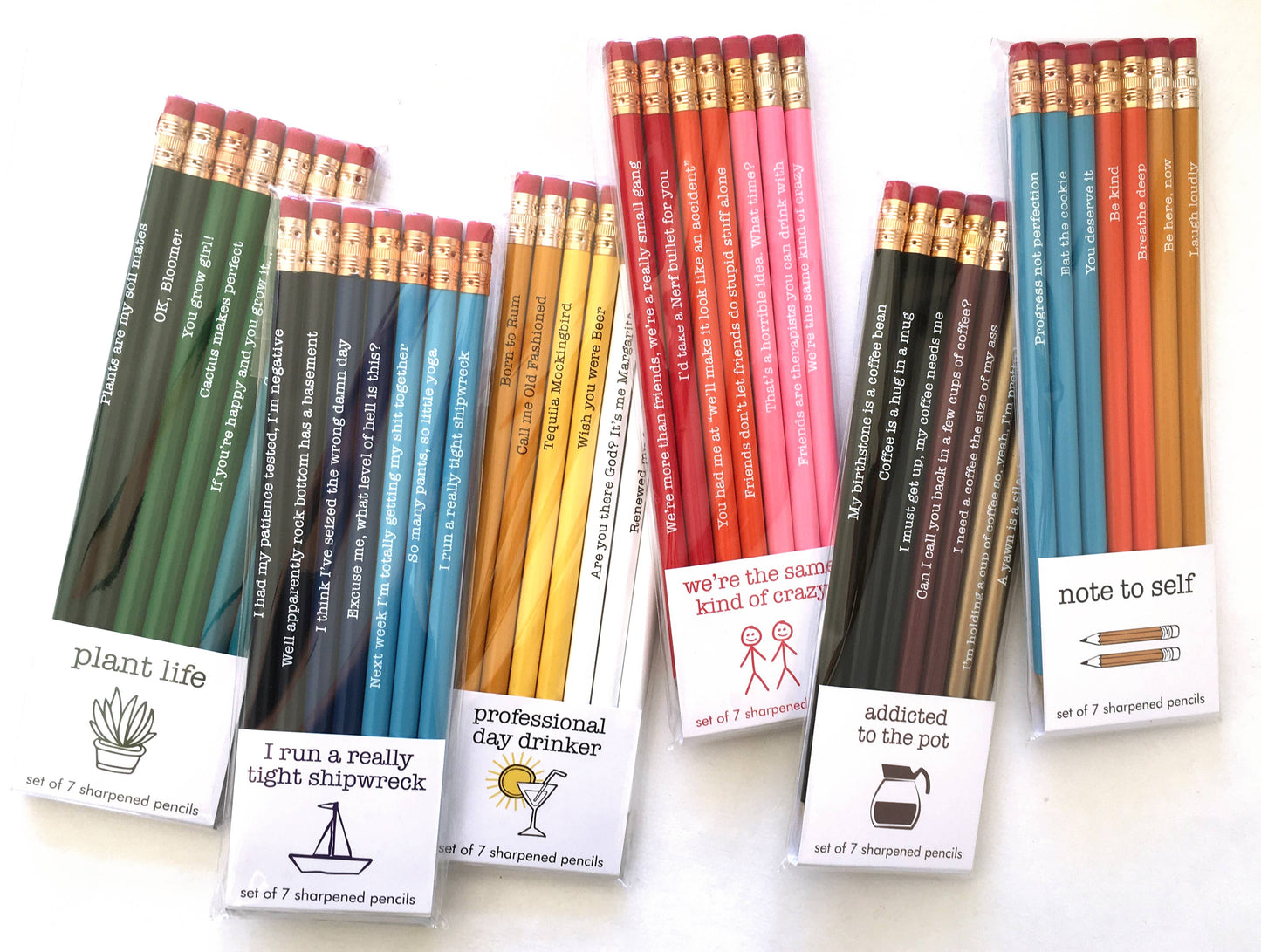 NOTE TO SELF PENCIL SET