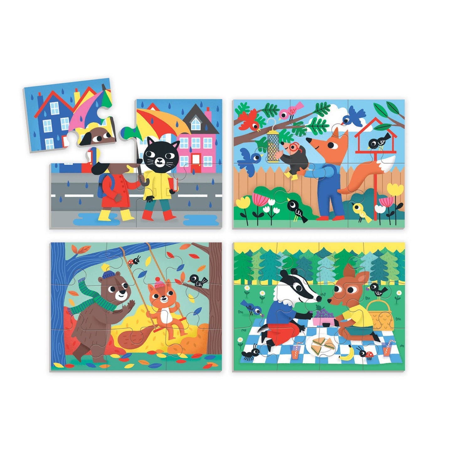 Kindness 4-In-A-Box Puzzle Set