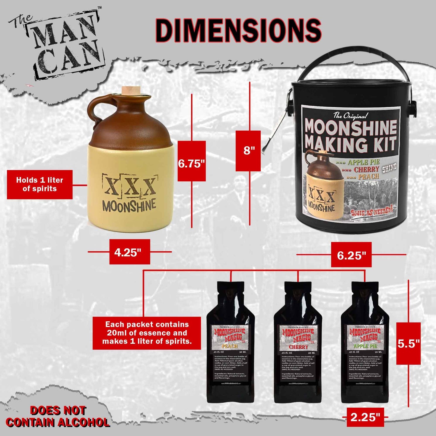 ThousandOaksBarrelCo. - Moonshine Making Kit | Gift for Guys | Father's Day Gift