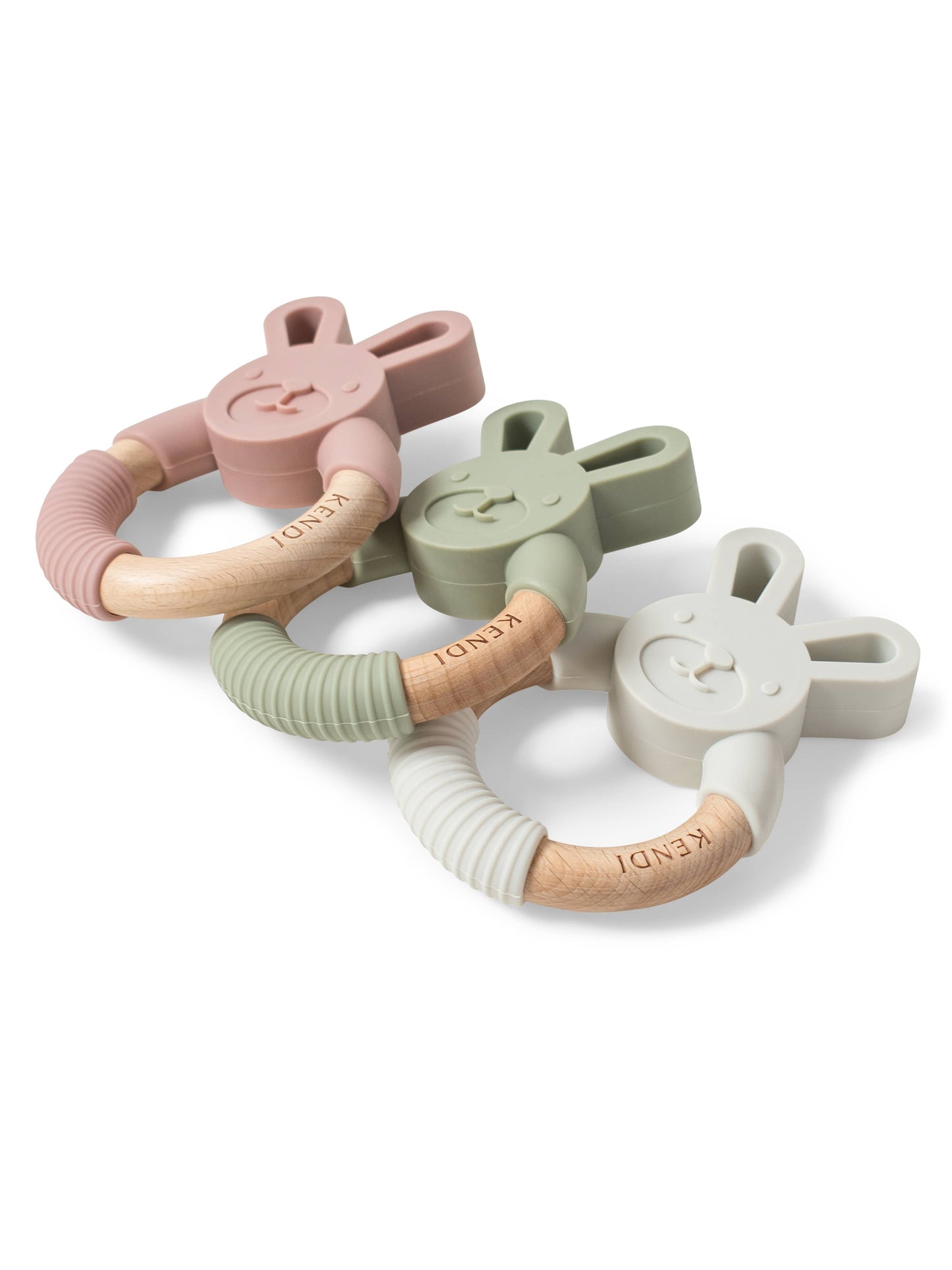 Baby Bunny Teether - Grey