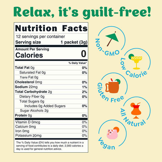 Craftmix - Skinny Margarita Cocktail Mixer - 12 Servings Multipack