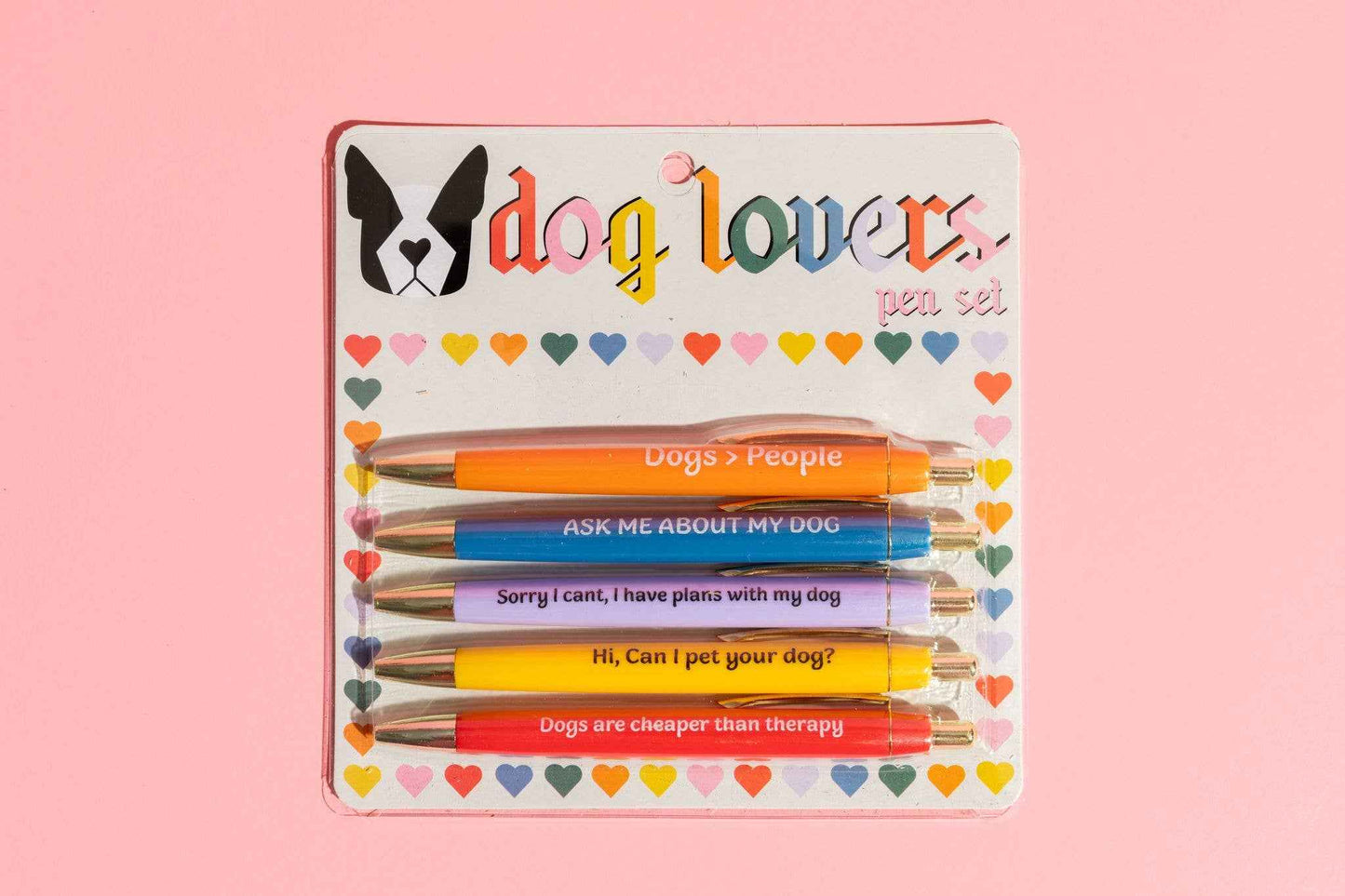 FUN CLUB - Dog Lovers Pen Set (gifts, pens, stocking stuffers)