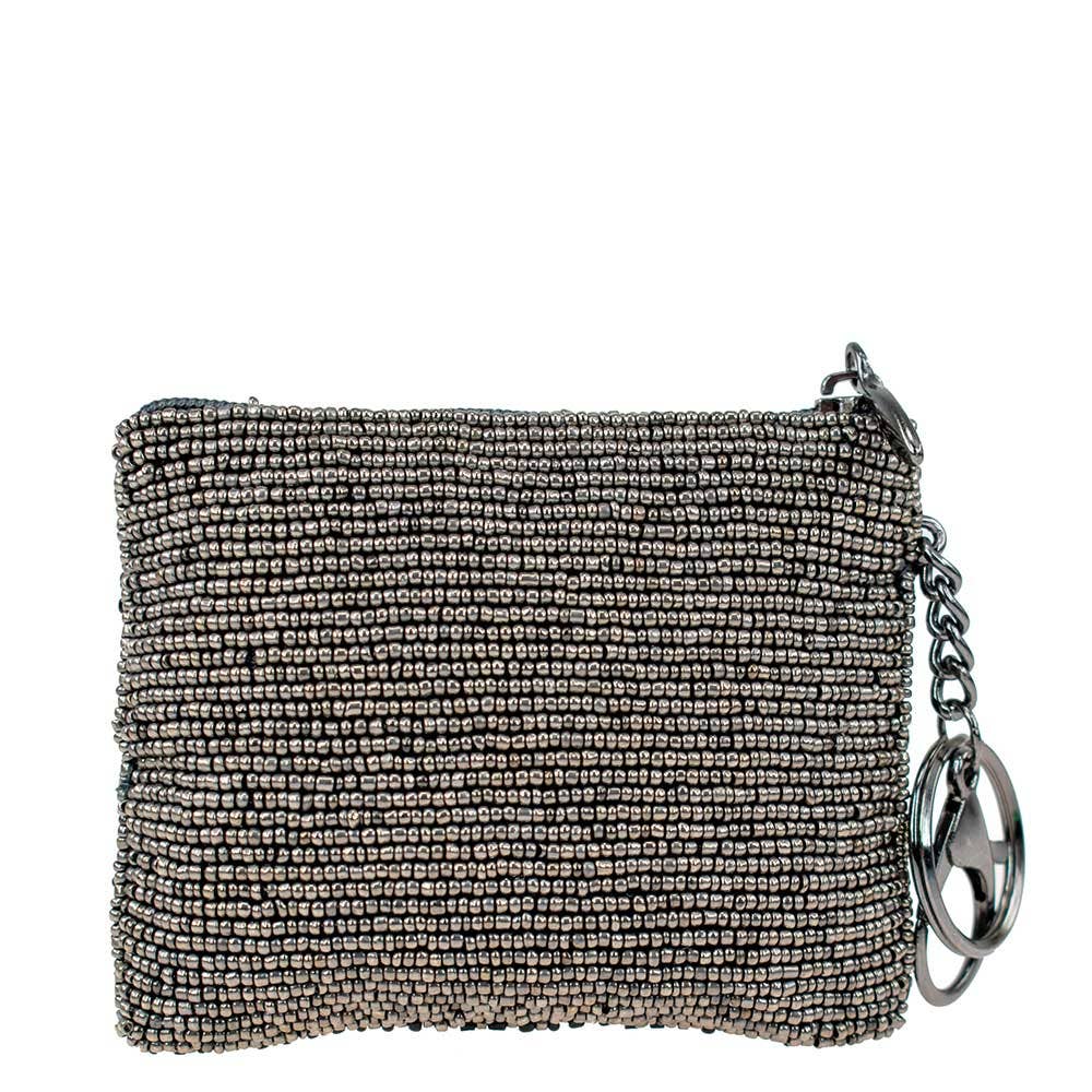 Pink Champagne Coin/Key Fob Purse