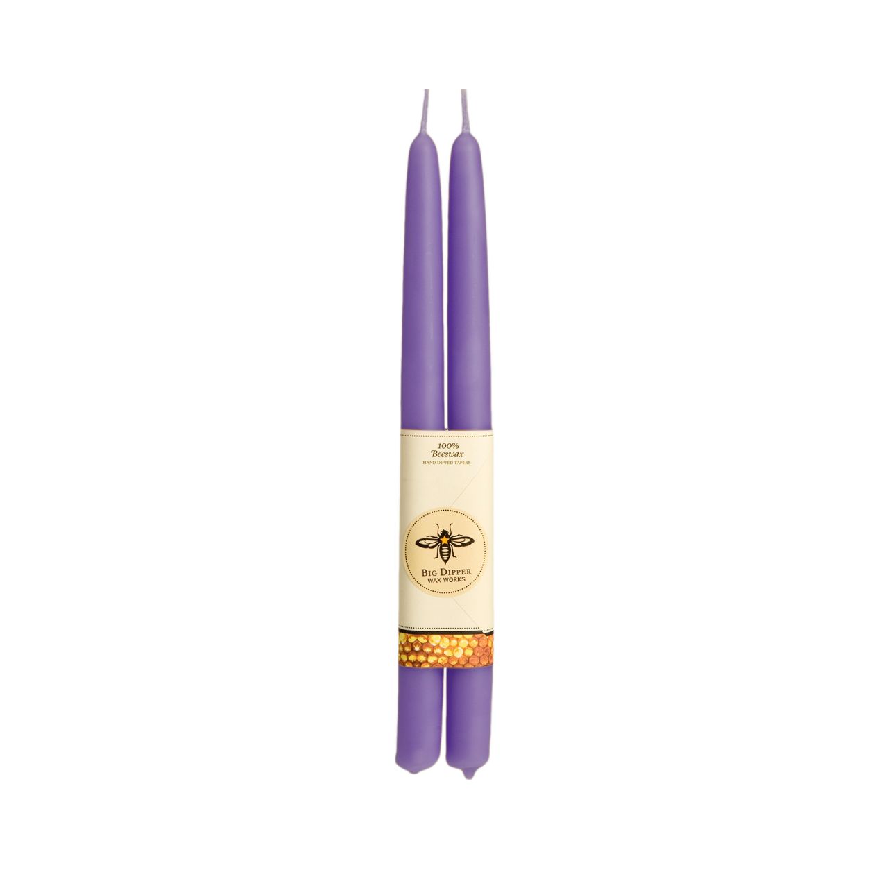 Velas cónicas de cera de abeja 100% pura
