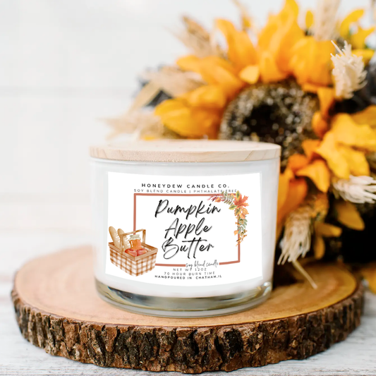 Pumpkin Apple Butter 12 oz 3 Wick Candle