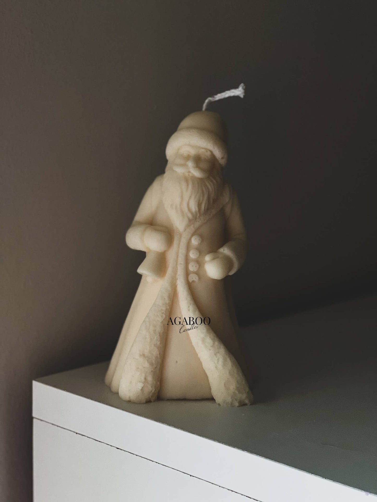 Santa Claus Candle 6.5x3.5in - Christmas
