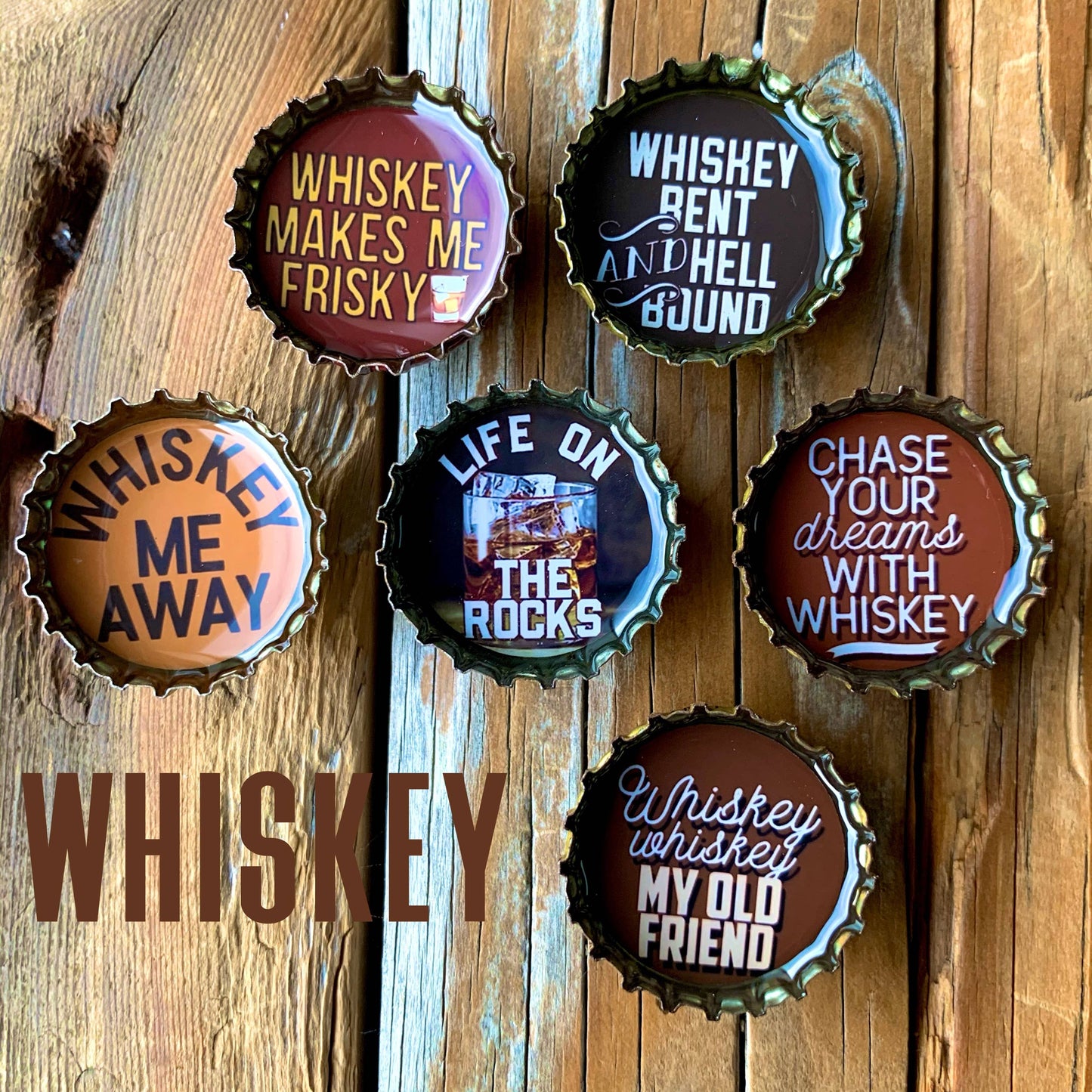 Whiskey Bent Magnets - Handmade & Eco-friendly
