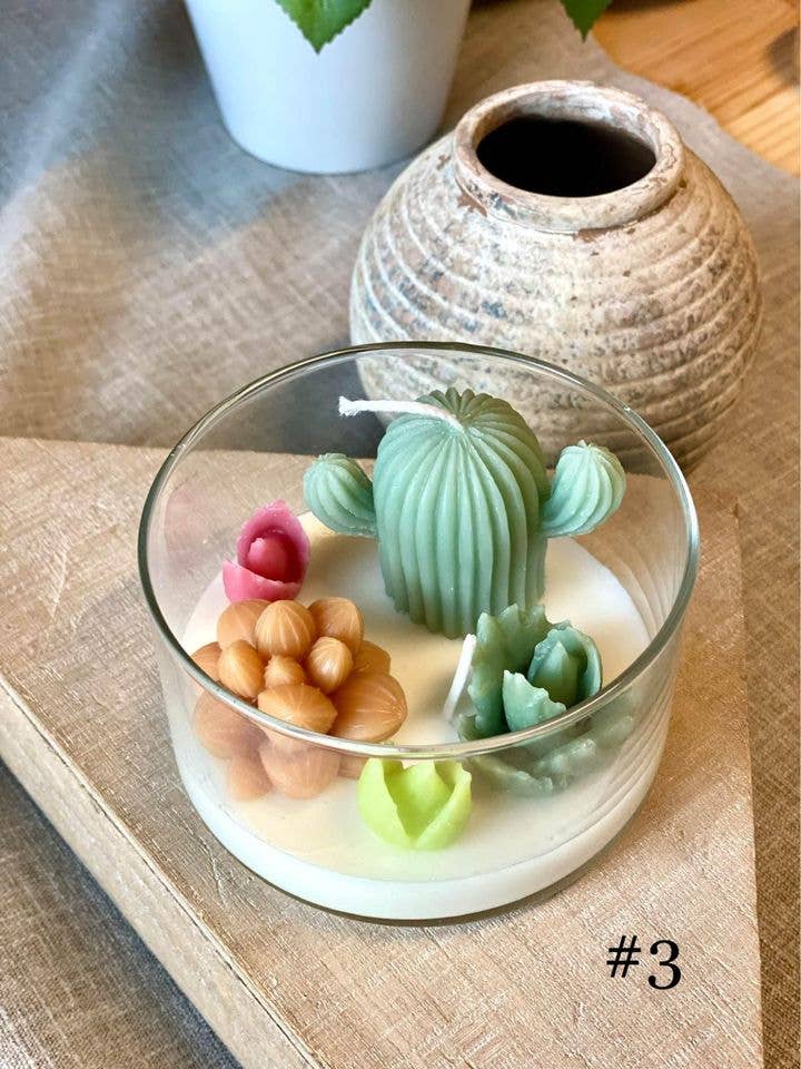 Garden Escape •Handmade Terrarium Scented Candle