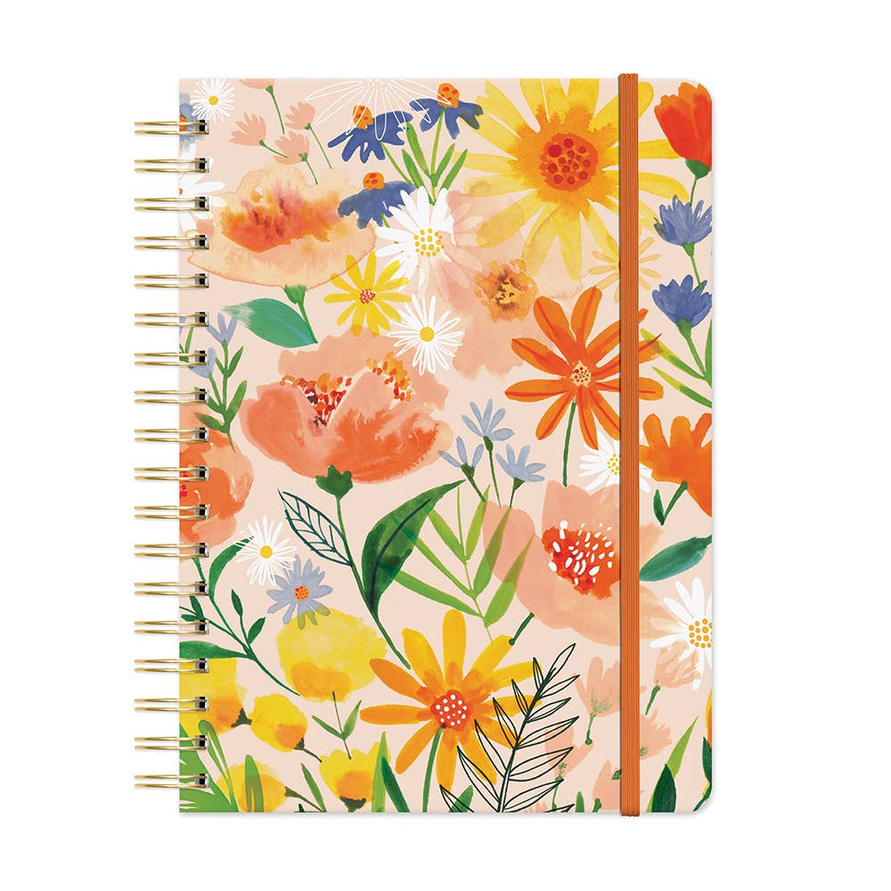 Bold Blossoms Undated Tri-Tab Planner