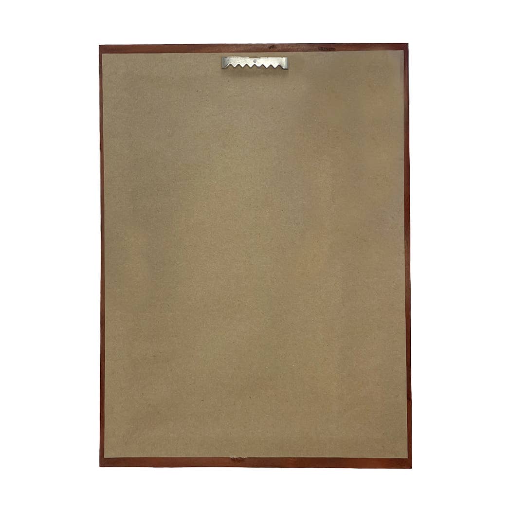 Blackcap Titmouse Illustration Print Behind Glass