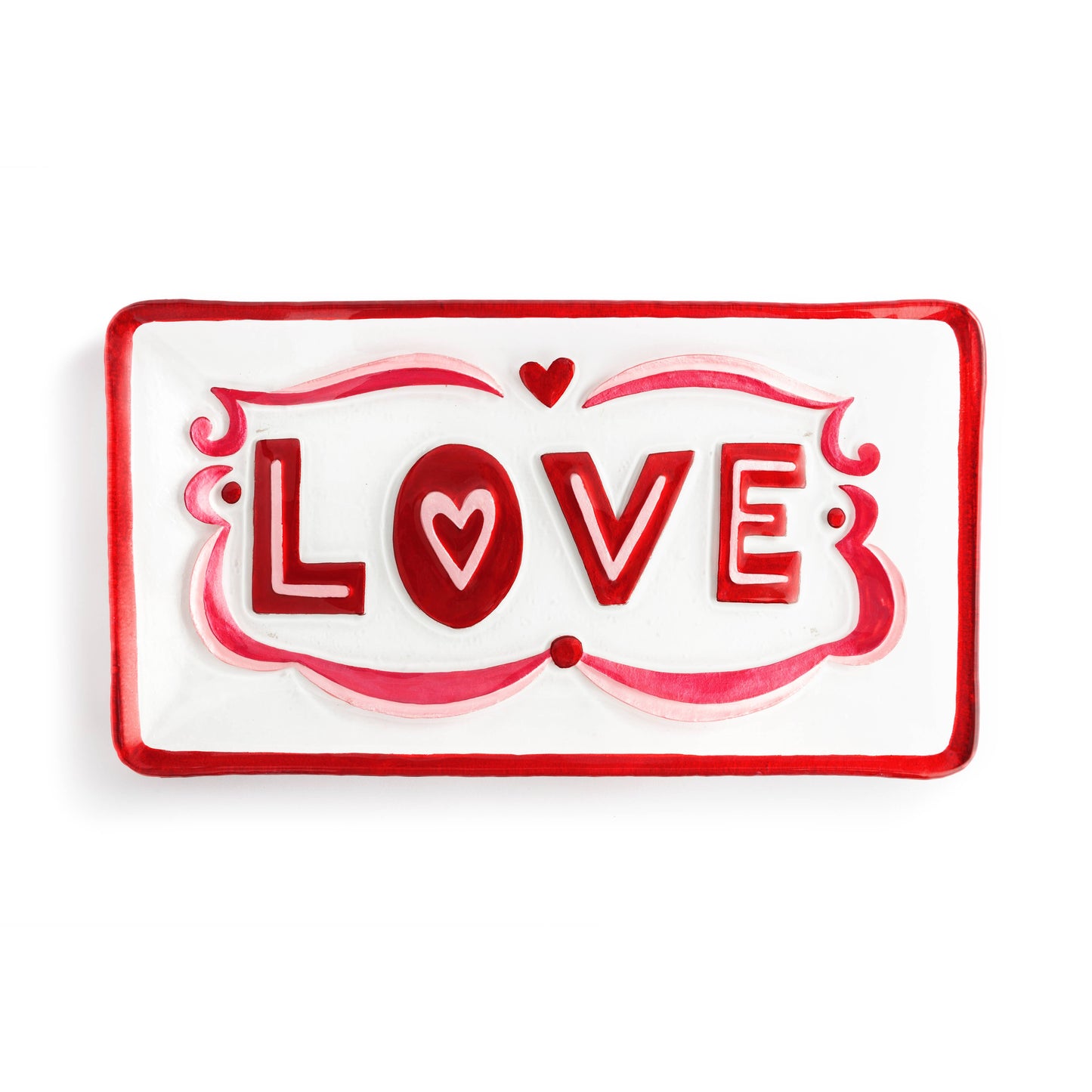 DEMDACO - Love Framed Rectangle Platter