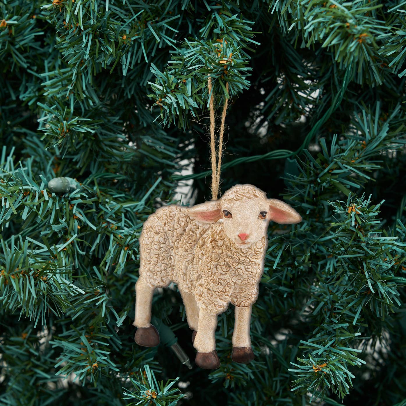 Easter Little Lamb Farm Animal Christmas Ornament