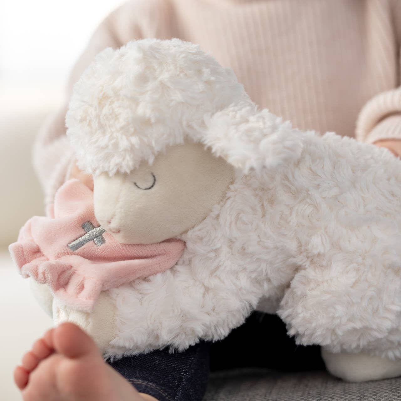 Pink Prayer Lamb