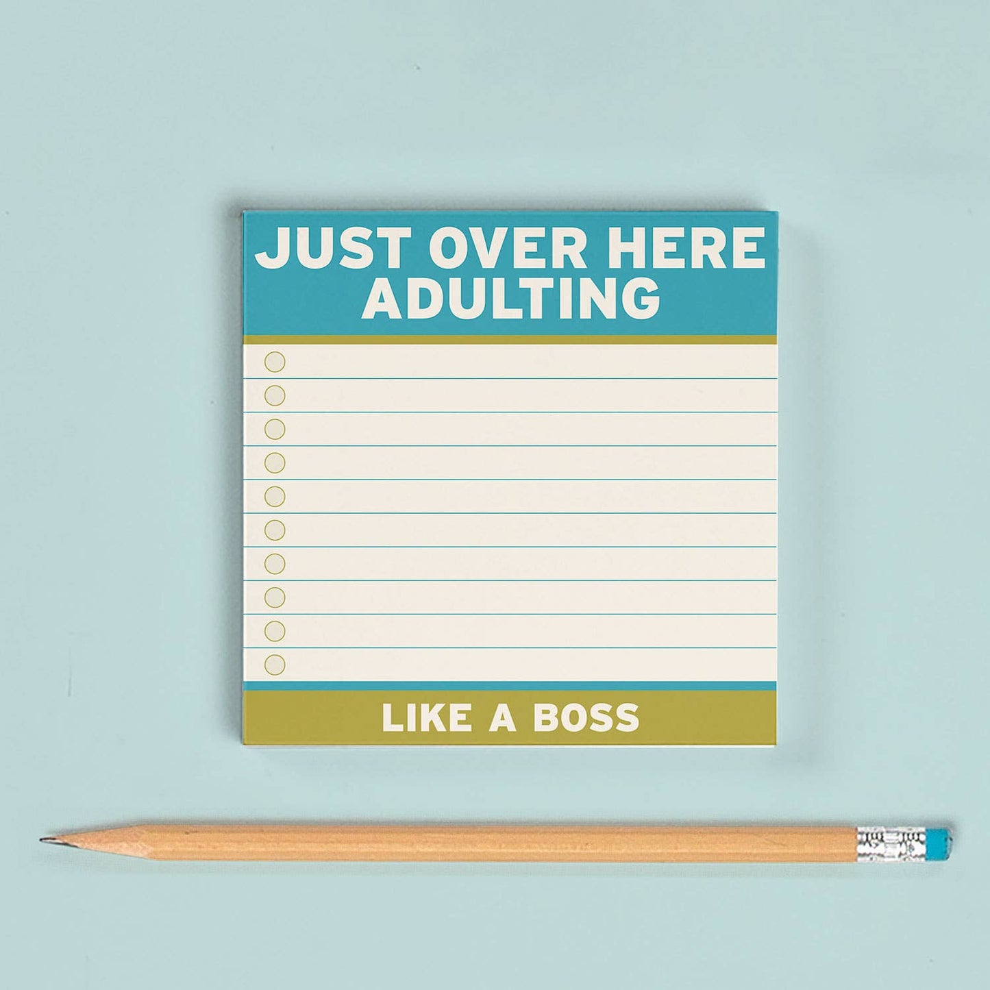 Adulting Large Sticky Notes (4 x 4-inches)