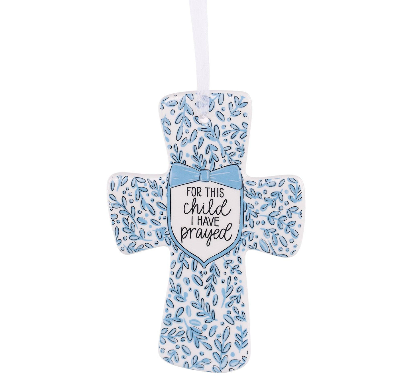 Blue For This Child Prayed Cross