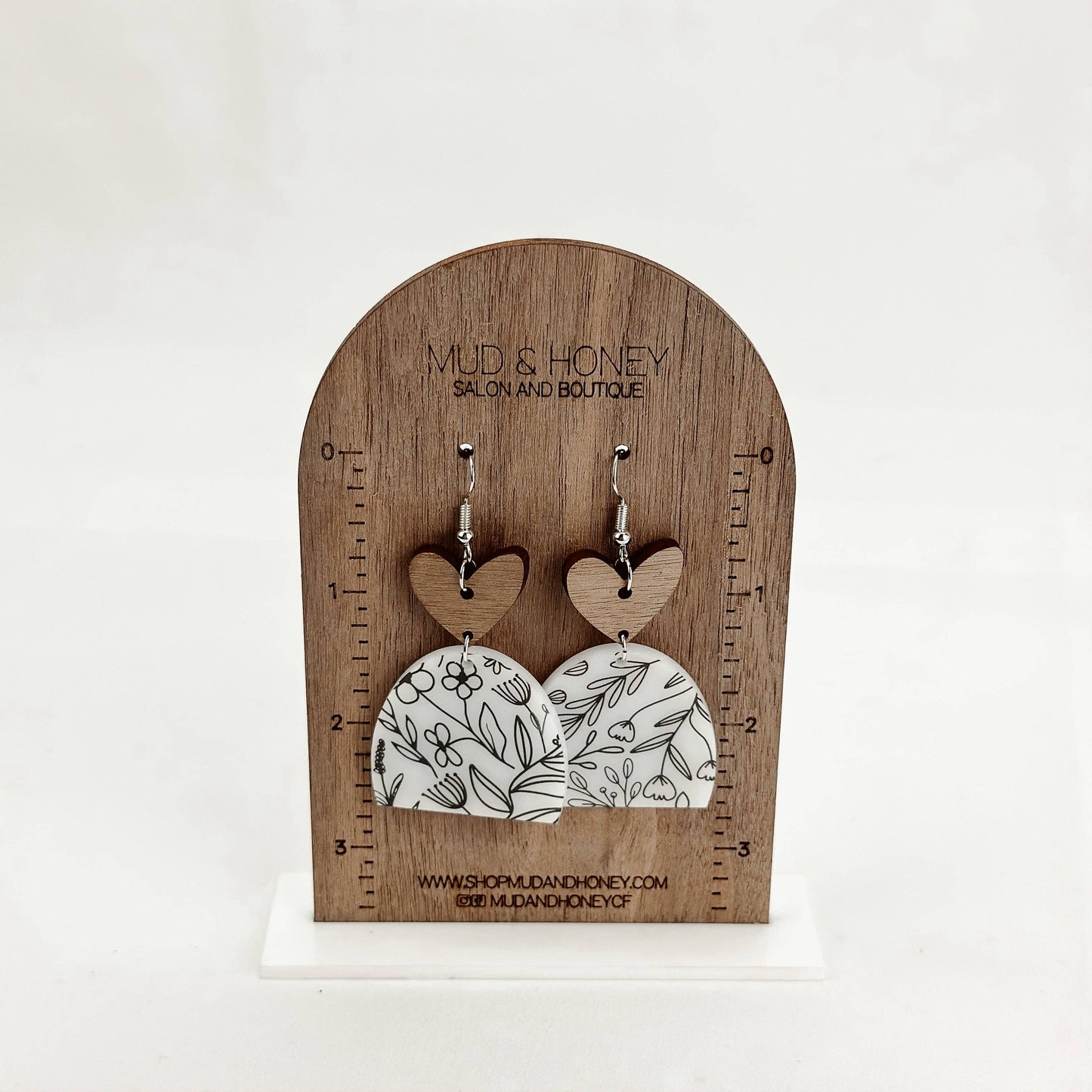 Heart Wildflower - Earrings