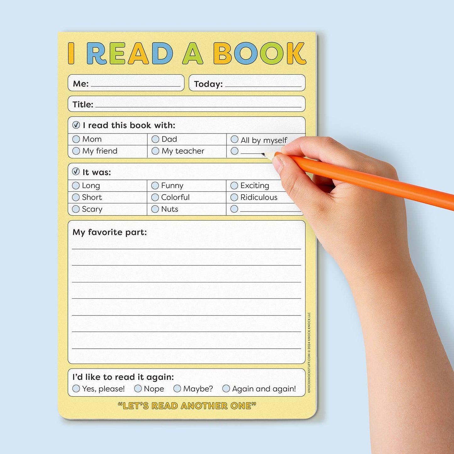 I Read a Book Playtime Pads
