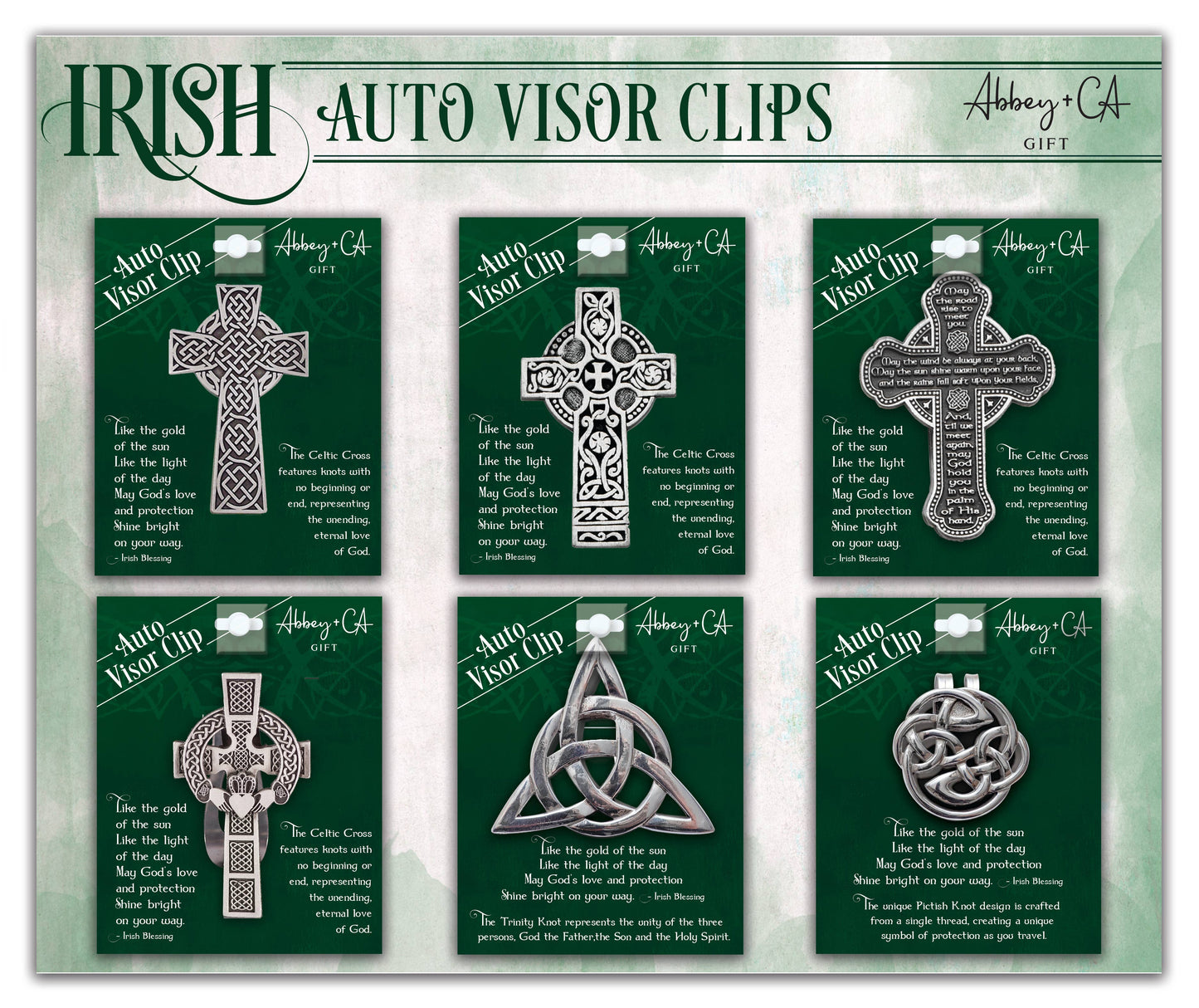 Irish Visor Clips