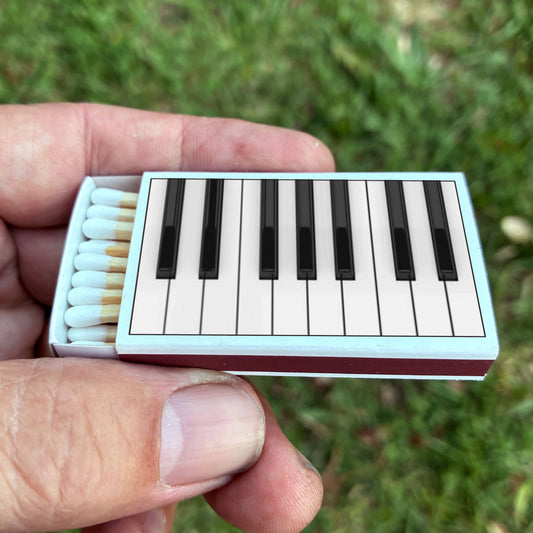 Piano Keyboard Matches • Home Decor Matchbox