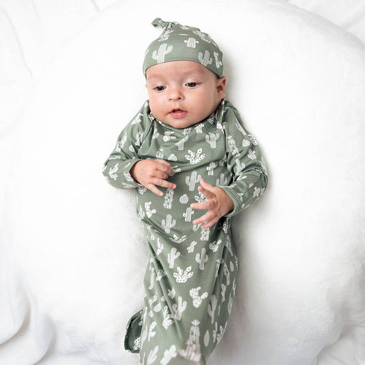 Conjunto de regalo para bebé con bata y gorro de bambú para recién nacidos Stay Sharp