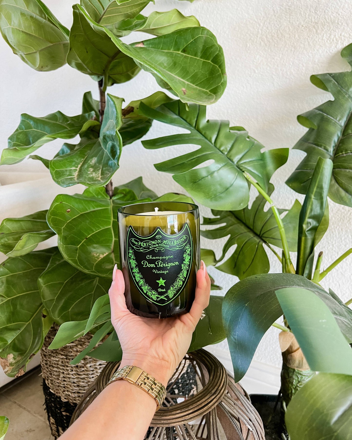 Recycled Dom Luminous Candle